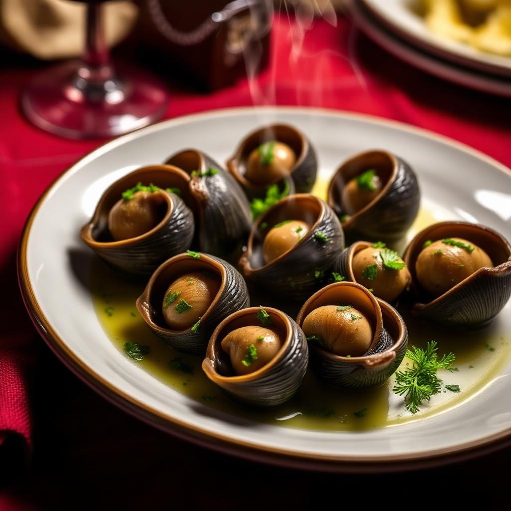 Escargots au beurre persillé