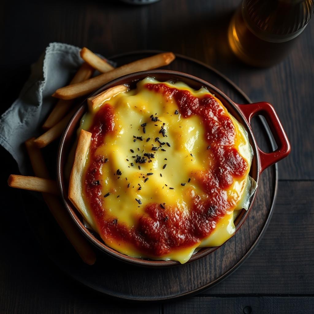 Welsh lillois — cheddar fondu doré